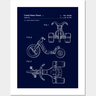 Big Wheel | Patent Drawing Posters and Art